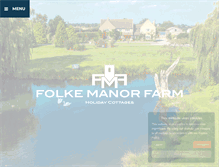 Tablet Screenshot of folkemanorholidays.co.uk